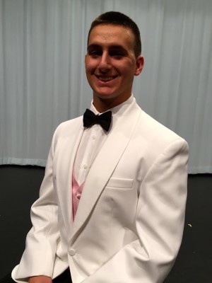 Ross poses in his tux.