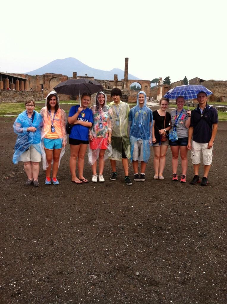 Alison Ryan, Daniel Kossoy and other Graduates on Mount Vesuvius, Italy 