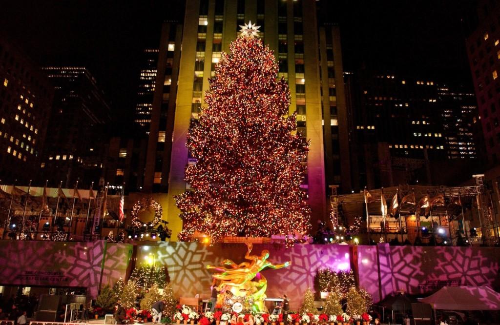 The 2004 Rockefeller Center Christmas Tree Lighting Ceremony in New York