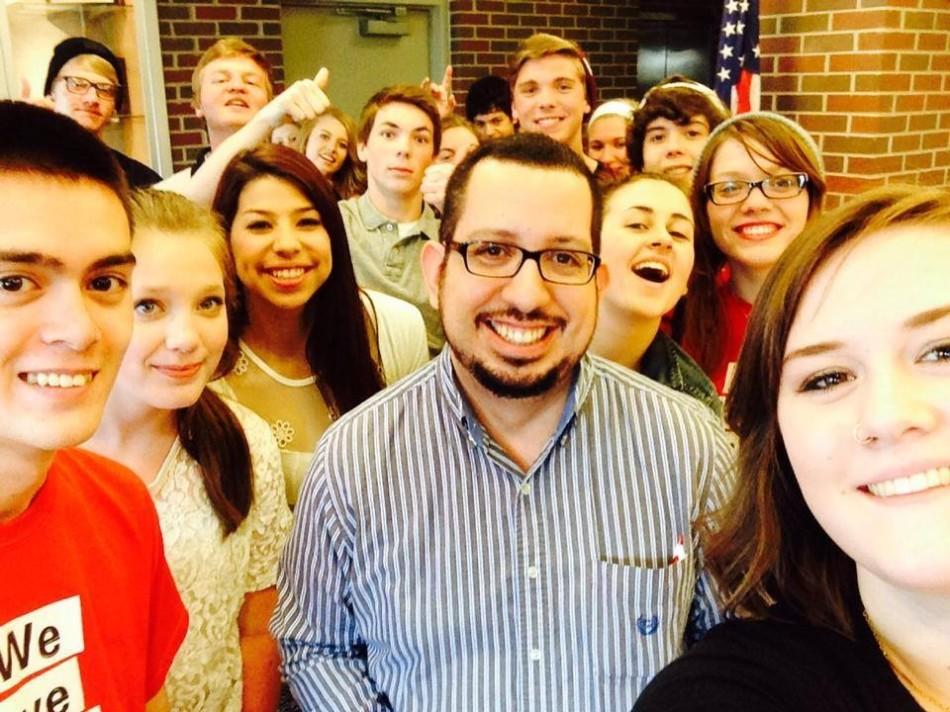 Lancer Media took a selfie with the FNPs digital editor, Pete McCarthy