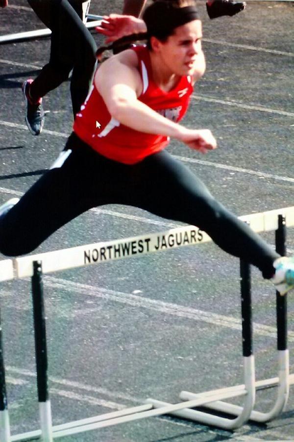 McKenna Henyon participated in the 100m hurdle and earned 8th place