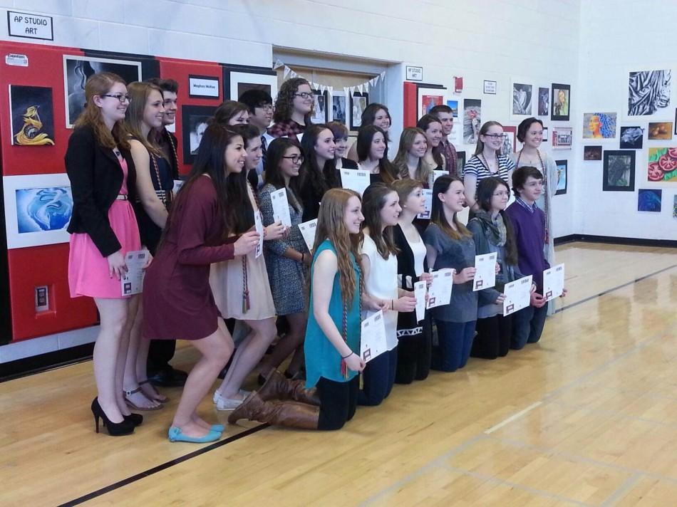 Photo of the Day 4/11/14: The National Art Honor Society holds 24th annual art show and induction 