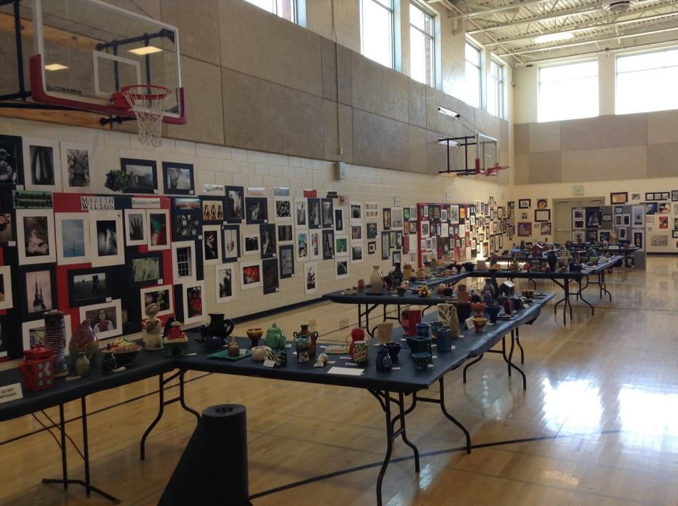 Photo of the day 4/10/2014:  Annual art show begins tonight
