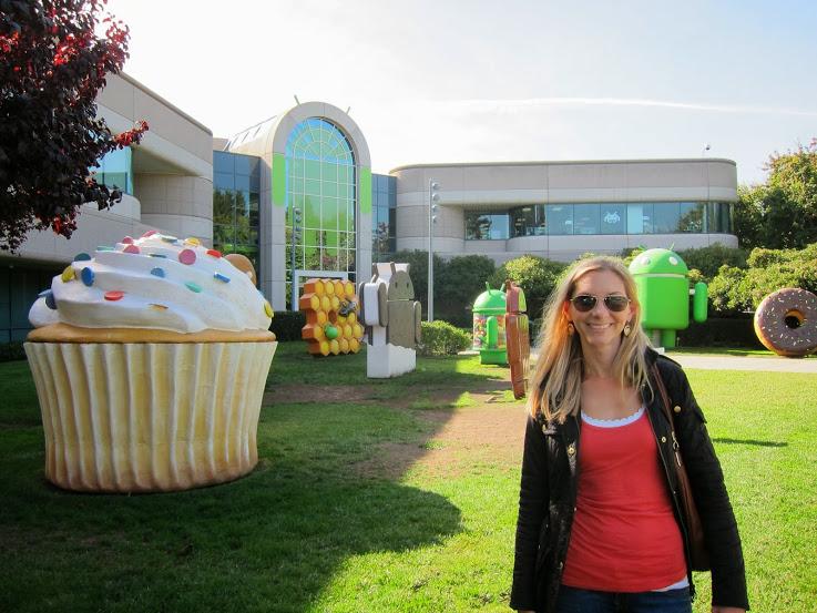 Amber Bloomfield poses outside the California campus.