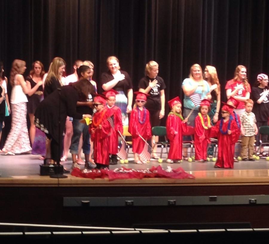 Little Lancers hold their graduation ceremony