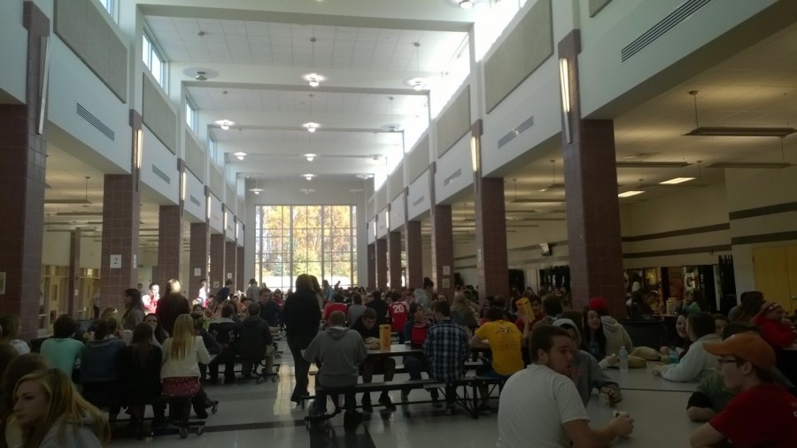 The tables are arranged for Mix it Up Day