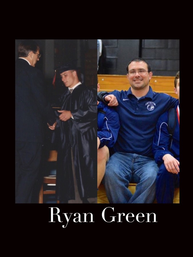 Distinguished Graduate in Athletics, Ryan Green inspires Catoctin wrestlers
