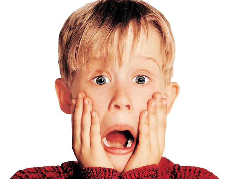 Kevin (Macaulay Culkin) from Home Alone expresses how many people feel during the holiday season. Copyright Warner Bros.