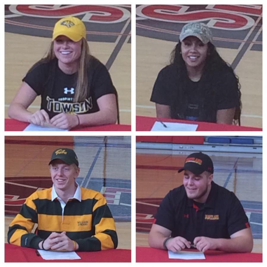 Linganore senior athletes commit to colleges on National Signing Day