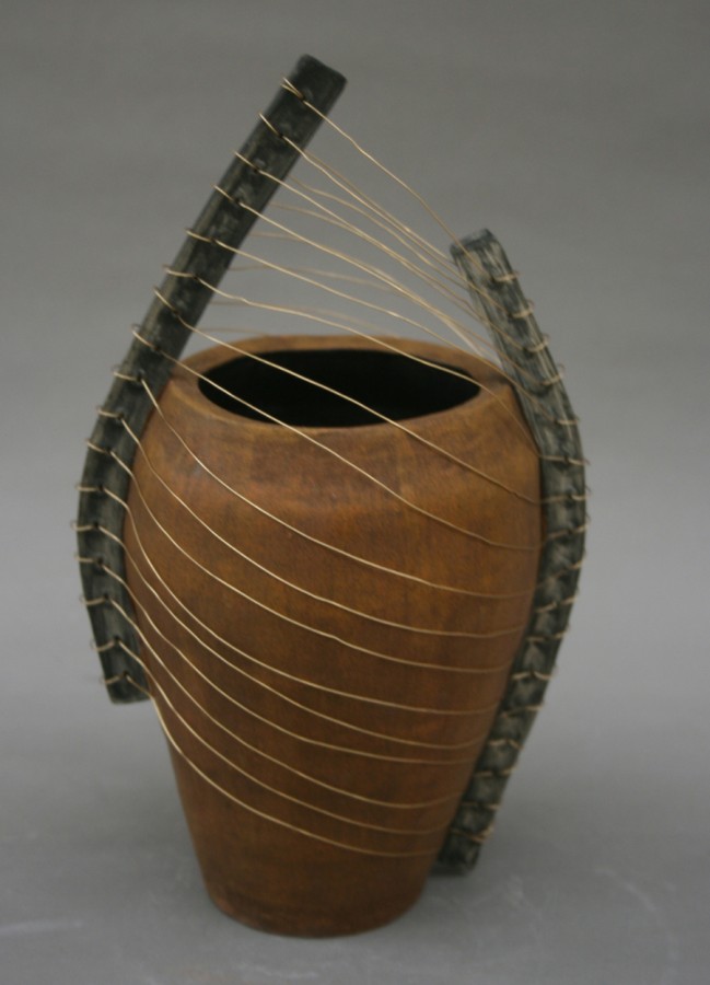 Alexandra Hammersla entered her ceramics piece into the Scholastic Art and Writing Awards competition and won an honorable mention.