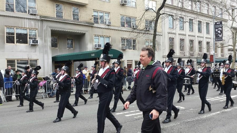 LHS band marches in St. Patricks Day parade in NYC: Photo of the Day 3/18/2015