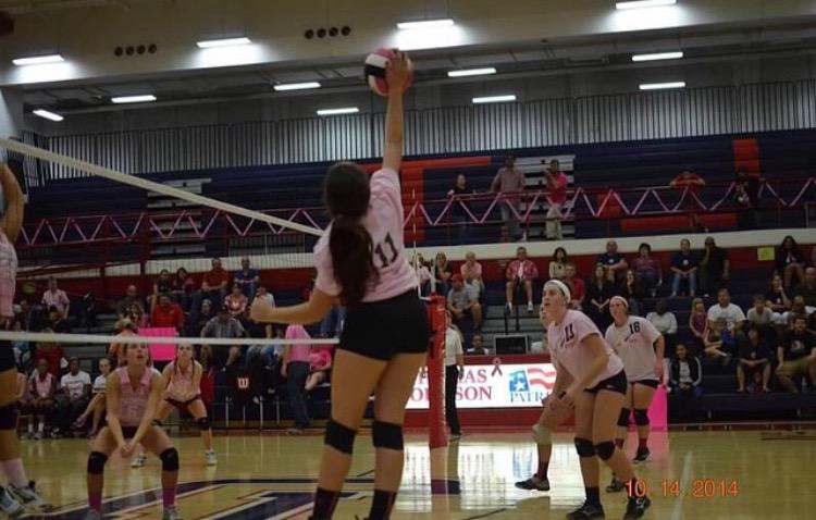Kennedy Todd, JV volleyball, plays in the fall season.