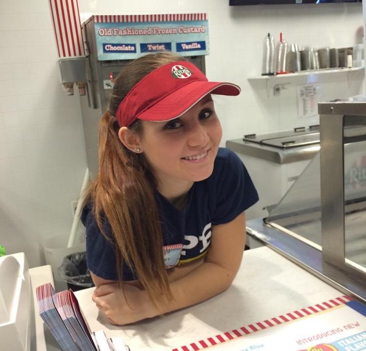 Juliet Jackman smiles on her shift at Ritas, located in Mount Airy.