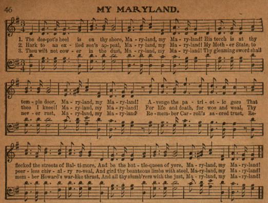 What are they waiting for? Change the Maryland state song