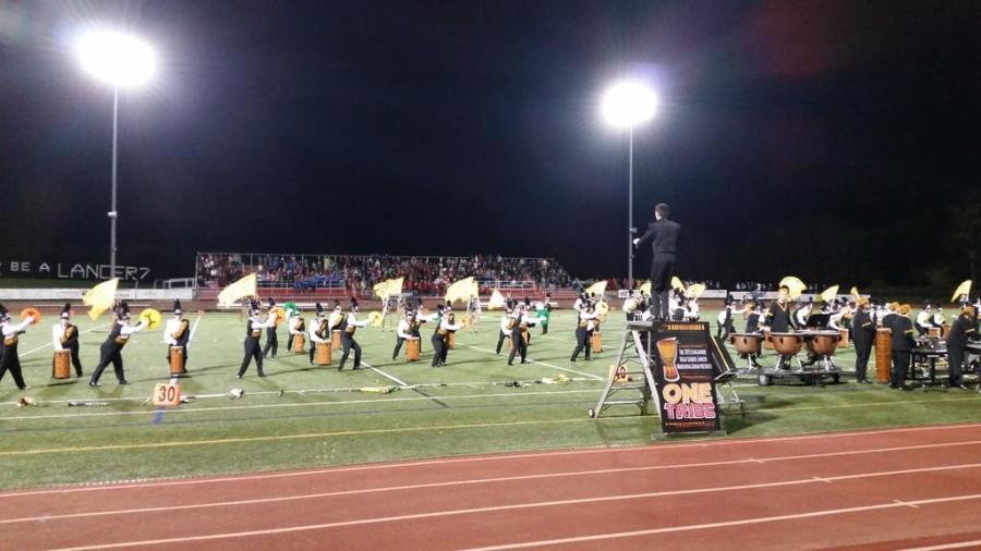 Marching+band+competes+at+the+Tournament+of+Bands.