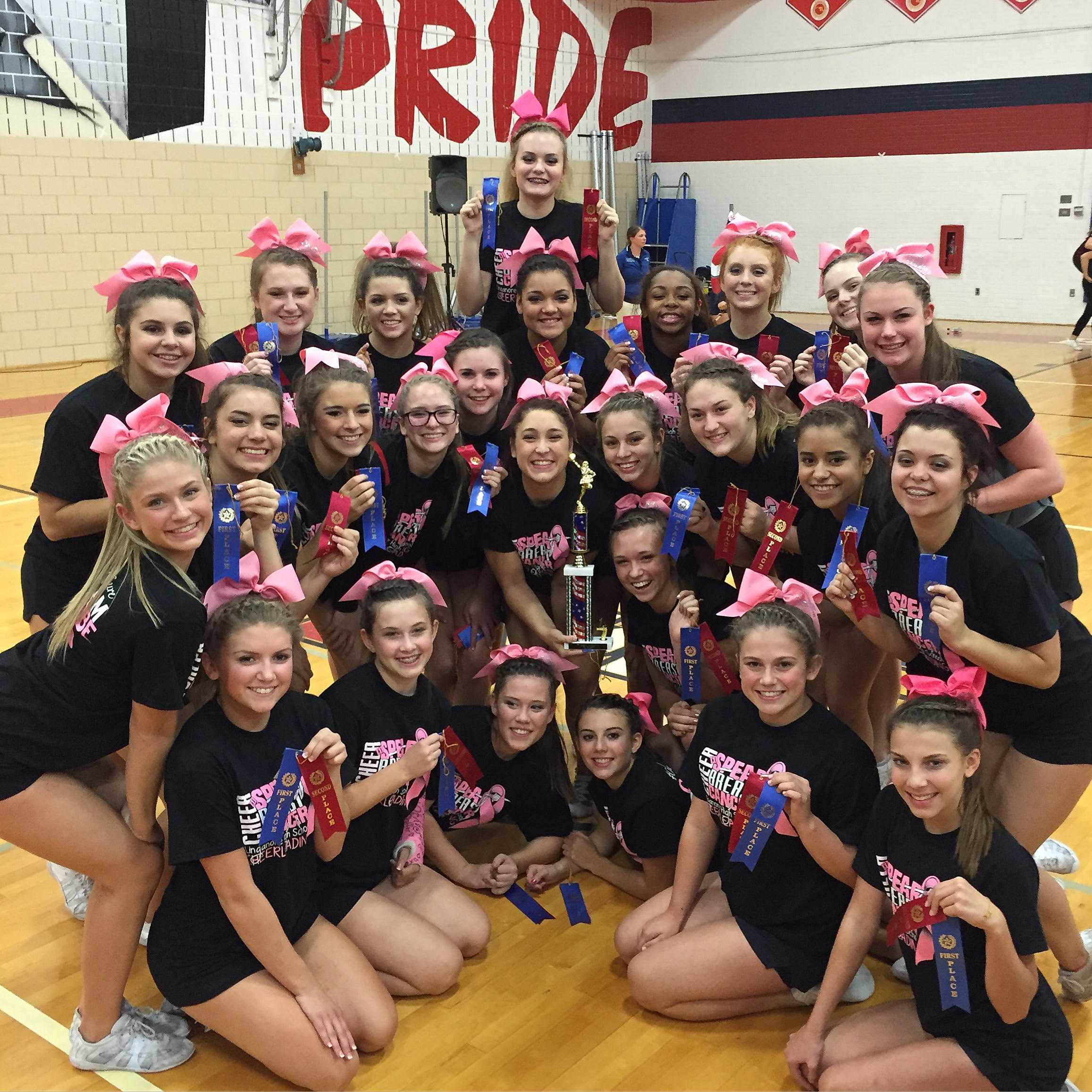 Varsity cheerleading wins first competition Photo of the Day 10/21/15