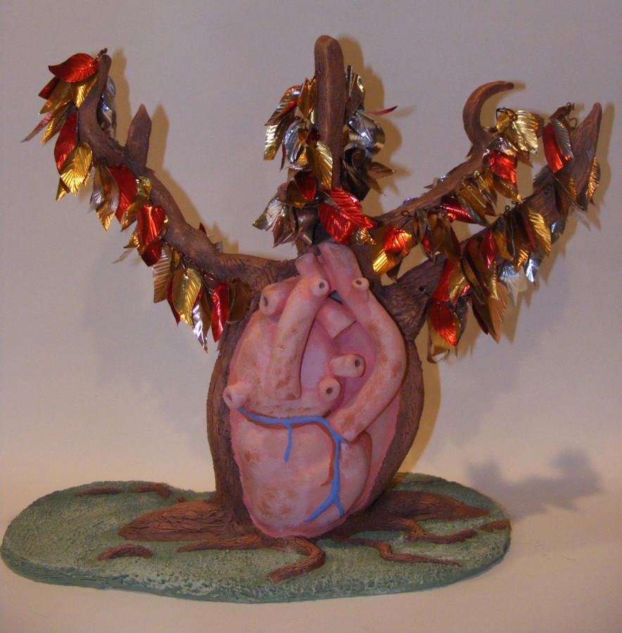 Junior Kennedy Todds ceramic piece called Heart Tree.