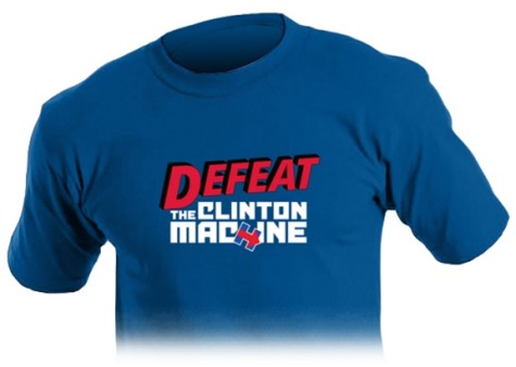 The "Defeat the Clinton Machine" T-Shirt