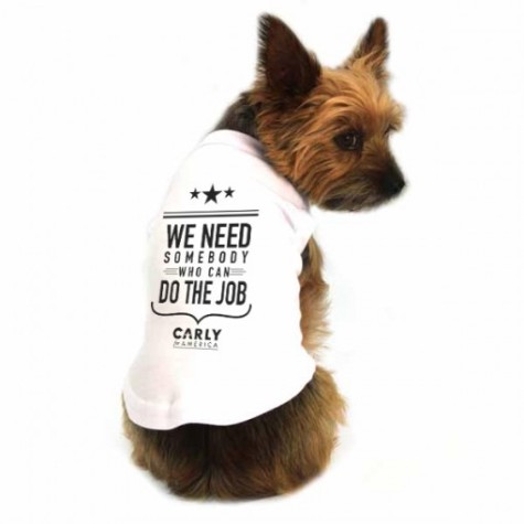 Carly Fiorinas "We Need Somebody" Dog T-Shirt