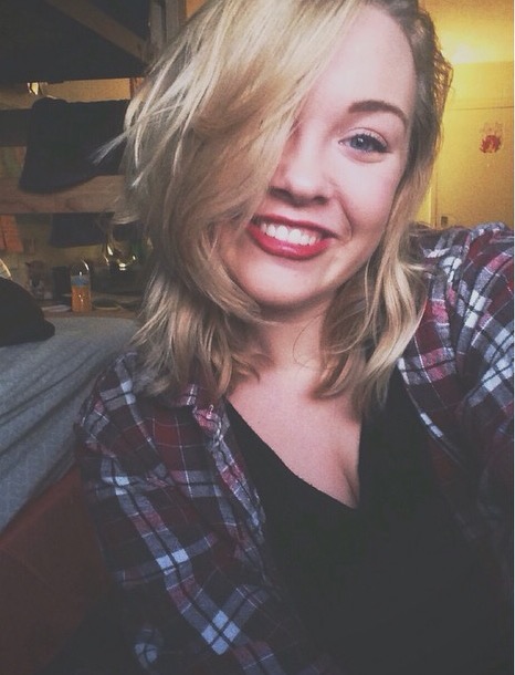 8. Claire soper shows off her 'Vampy Lips'.