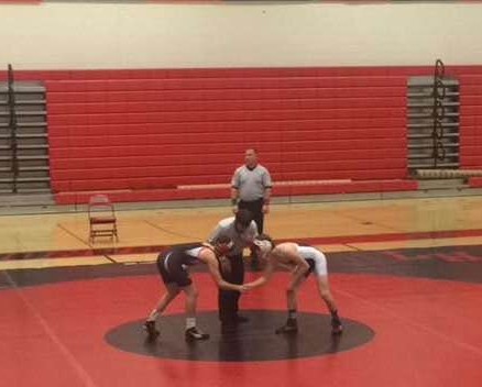 Linganore high schools Joey Bromley wrestles in the 145 weight class. 