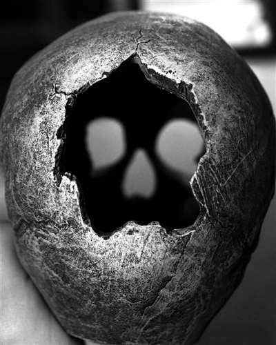 Silver Key Award winning photograph, Skull Hole