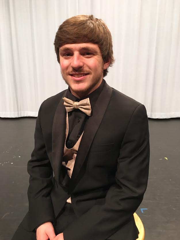 Yurich poses in his tuxedo.