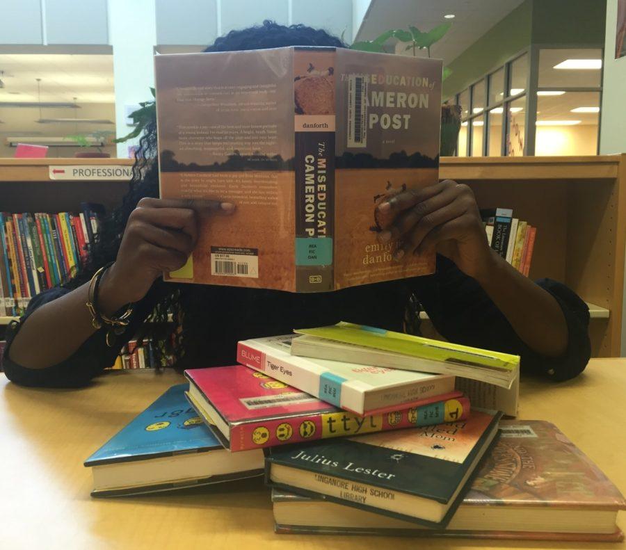 Avery Apau enjoys her freedom to read banned books.