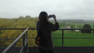 Senior Emily Gorham captures the beauty of Gettsburg, even if the weather wasn't as beautiful. One of the best ways to view the battlefields in by climbing one of the towers available, it is truly incredible.