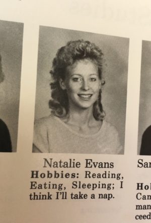 A photo of Mrs. Rebetsky from the 1986 yearbook.