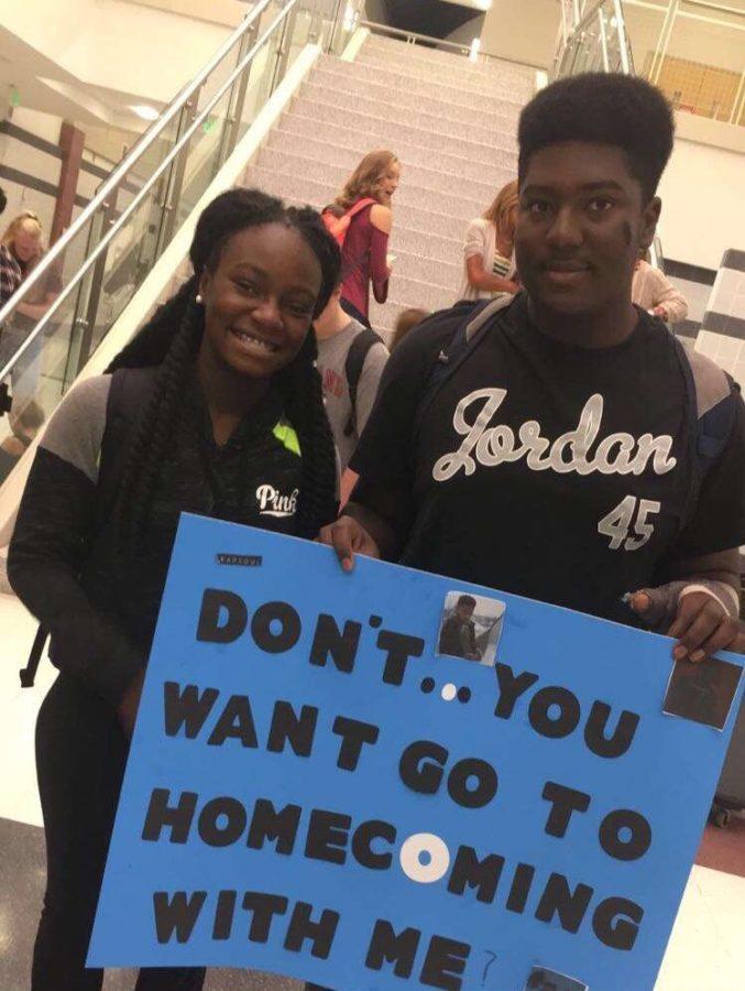 Tre Brisco asks Nadia Appiah to the dance