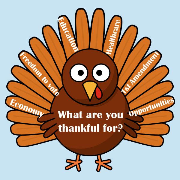 What are you thankful for this Thanksgiving?