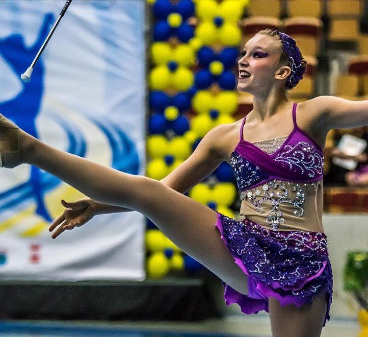 Ally Duda performs at the WBTA World Championships.