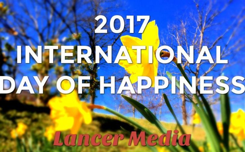 Lancer Media cant stop the feeling of celebrating International Day of Happiness 2017