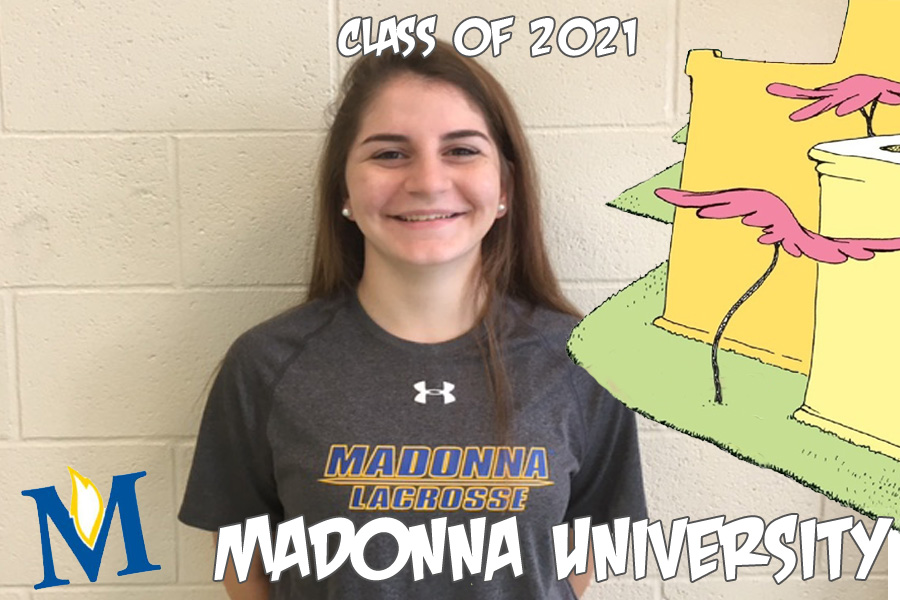 Oh, the places youll go: Emily Daly fights for the crusaders at Madonna University