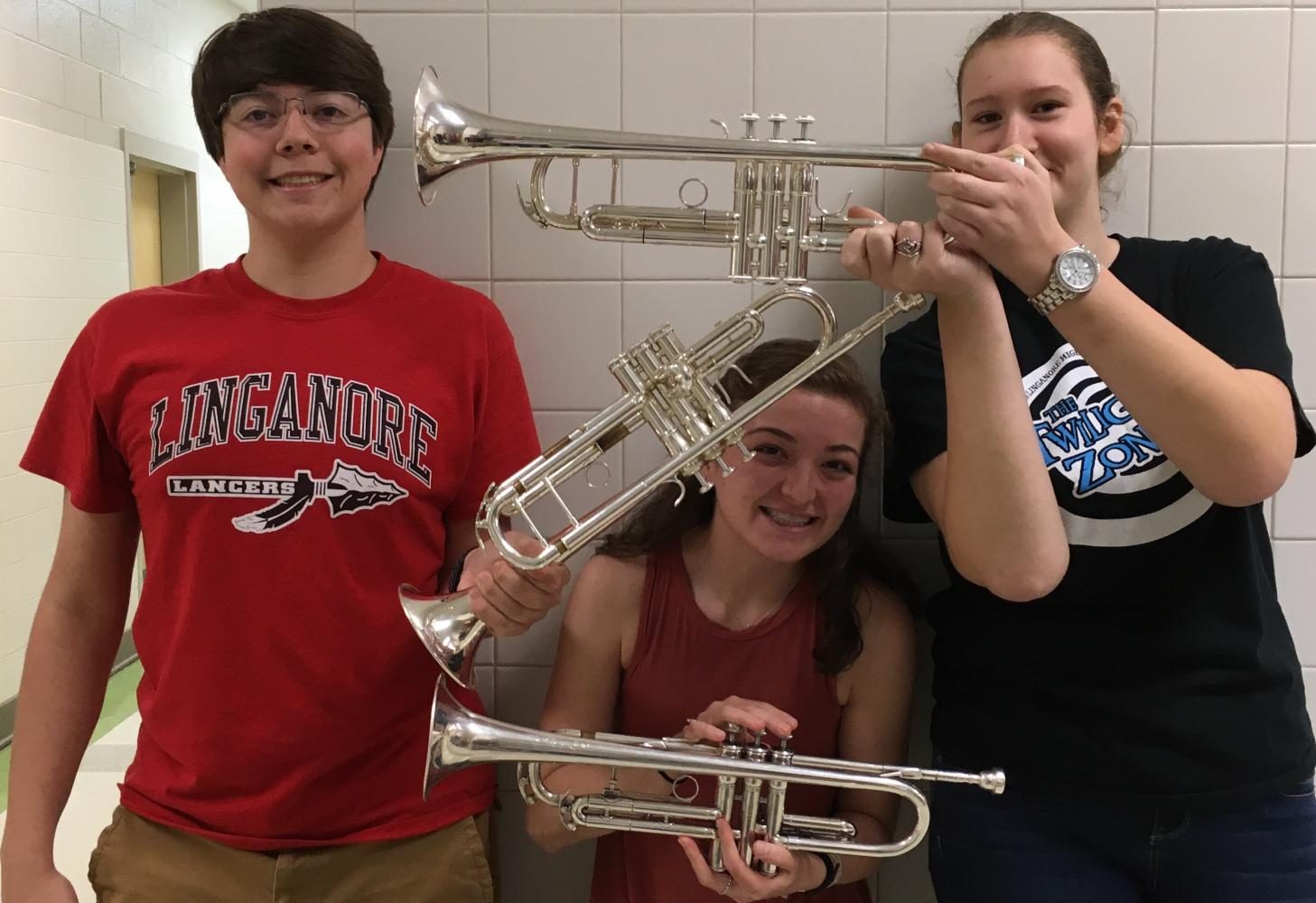 Duncan Zeller (left), Naomi Conaway (middle) and Sara Temple (right) play through the last two days