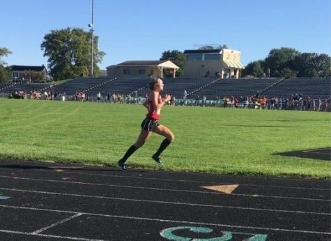 Connolly runs the 5K at the South Hagerstown Rebel invitational.