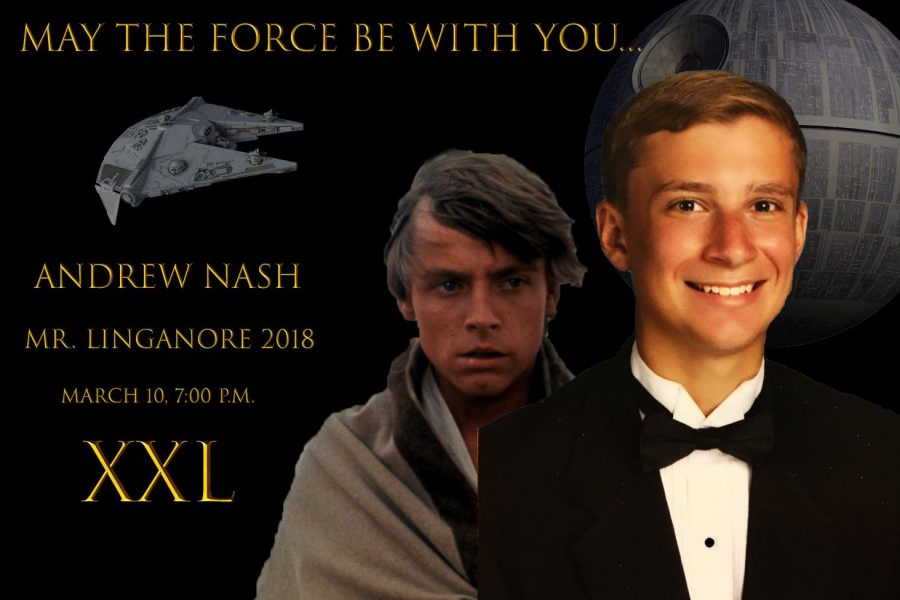 Andrew Nash has the force to help him win Mr. Linganore