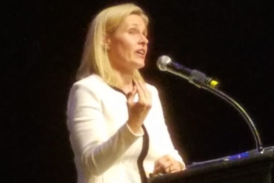Mary Louise Kelly talking about her experience in her journalism career. 
