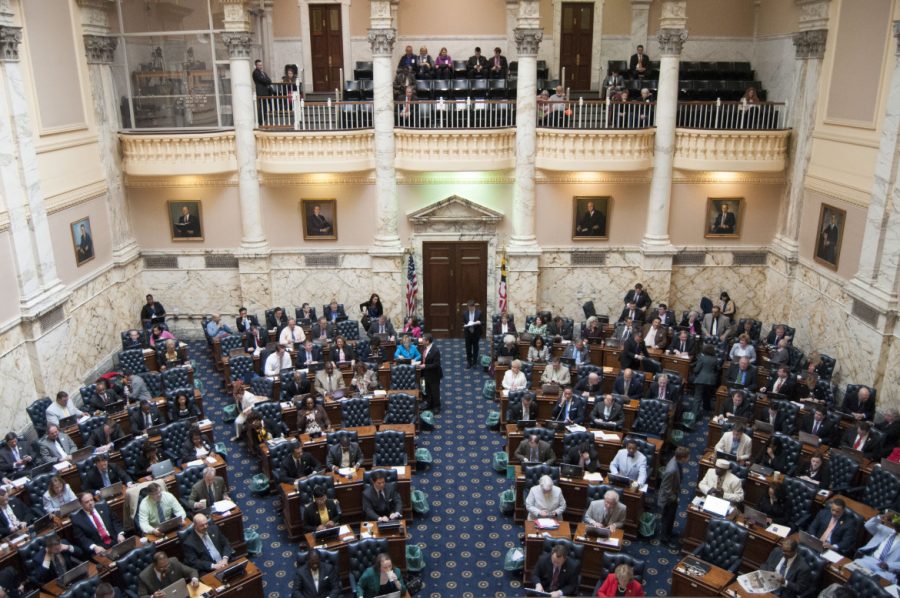 Senators and representatives meet at the annual Maryland General Assembly