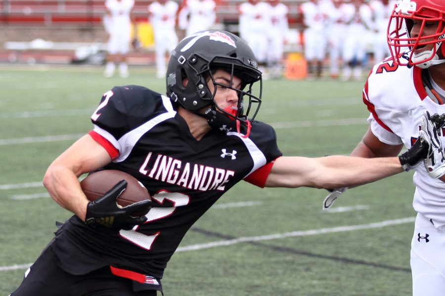 Senior receiver Joey Felton went for 331 all-purpose yards and two touchdowns Saturday afternoon in Linganores 54-18 win over Edgewood.