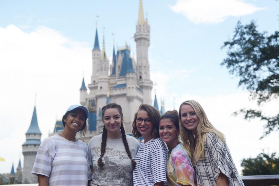 Bronwynne Weismiller and friends from the Disney College Program