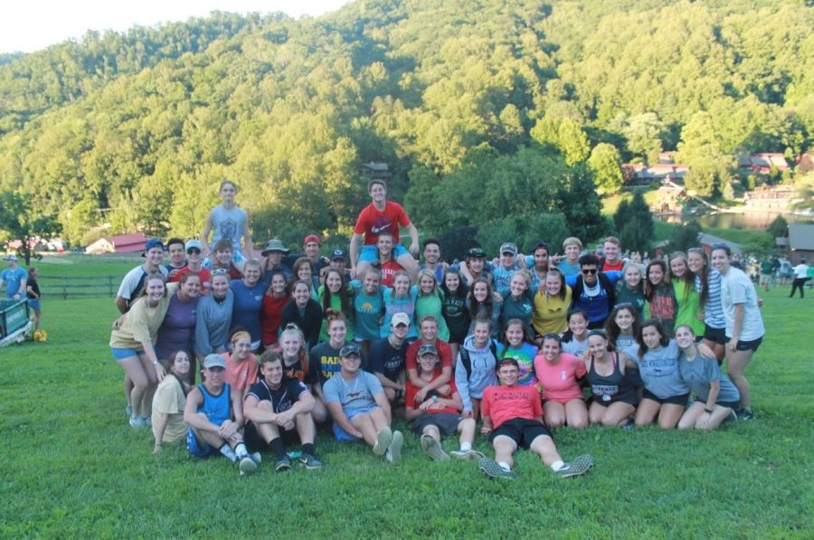 Frederick County Young Life love rodeo night at Young Life camp