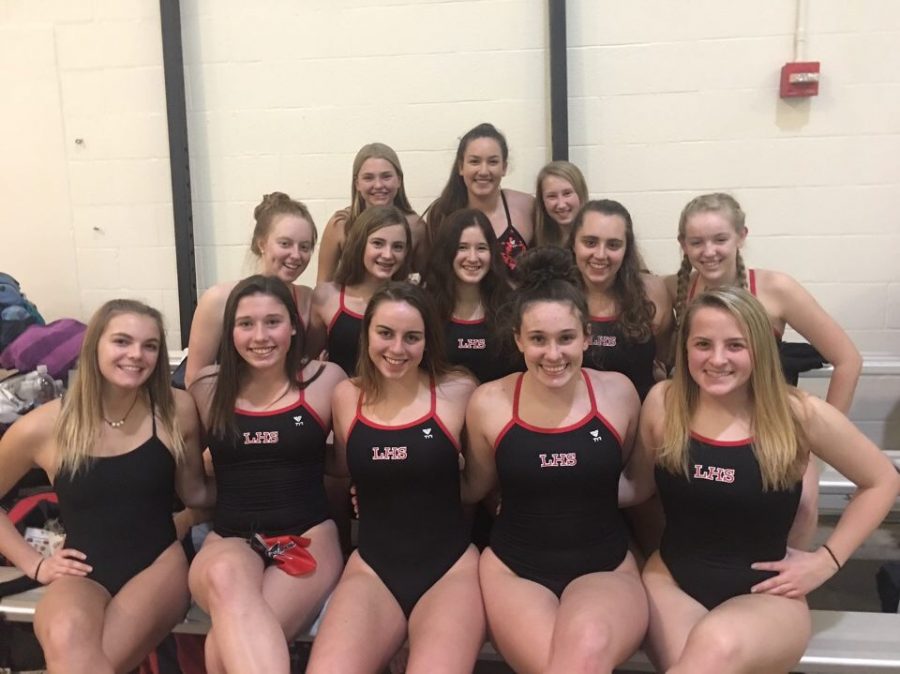Girls team before warm-ups.