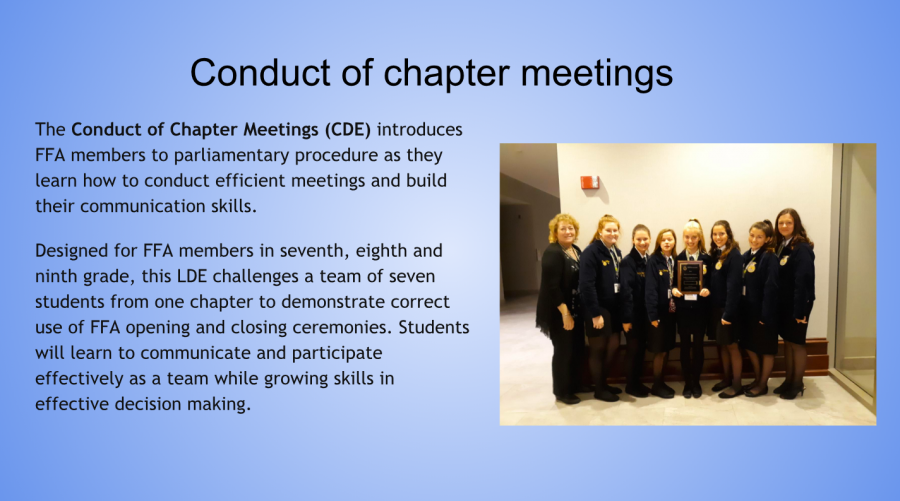 Conduct team at Nationals