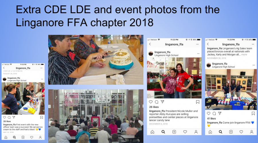Linganore FFA yearly event memories of 2018