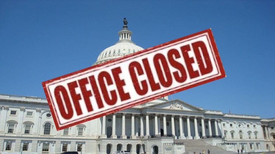 The capital building is closed due to the shutdown 