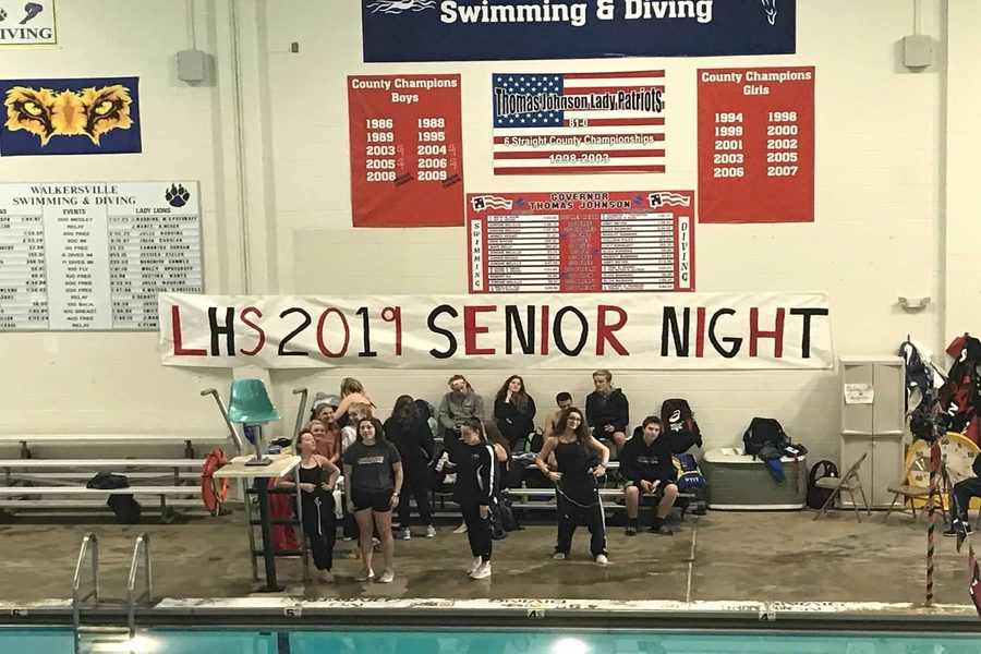 Swimming and Diving team prepare for the last dual meet, and senior night. 