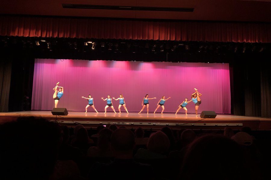Linganore dancers perform at the showcase.