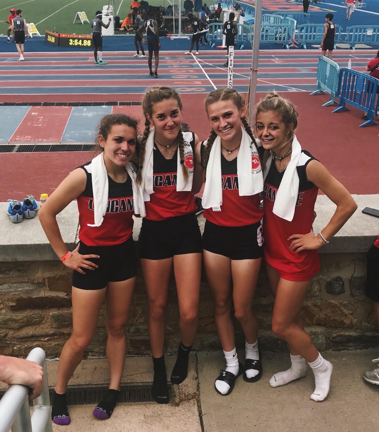 Freshman runners propel girl’s track and field team to place 7th in the